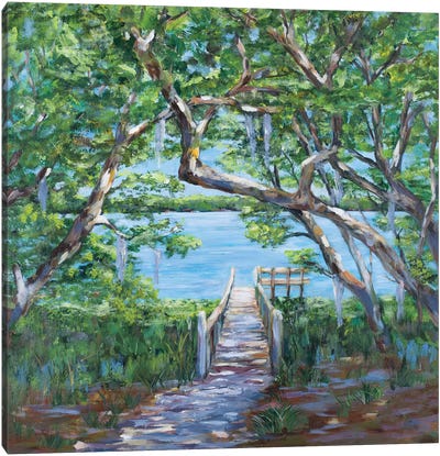 Lake VIew Canvas Art Print - Julie Derice