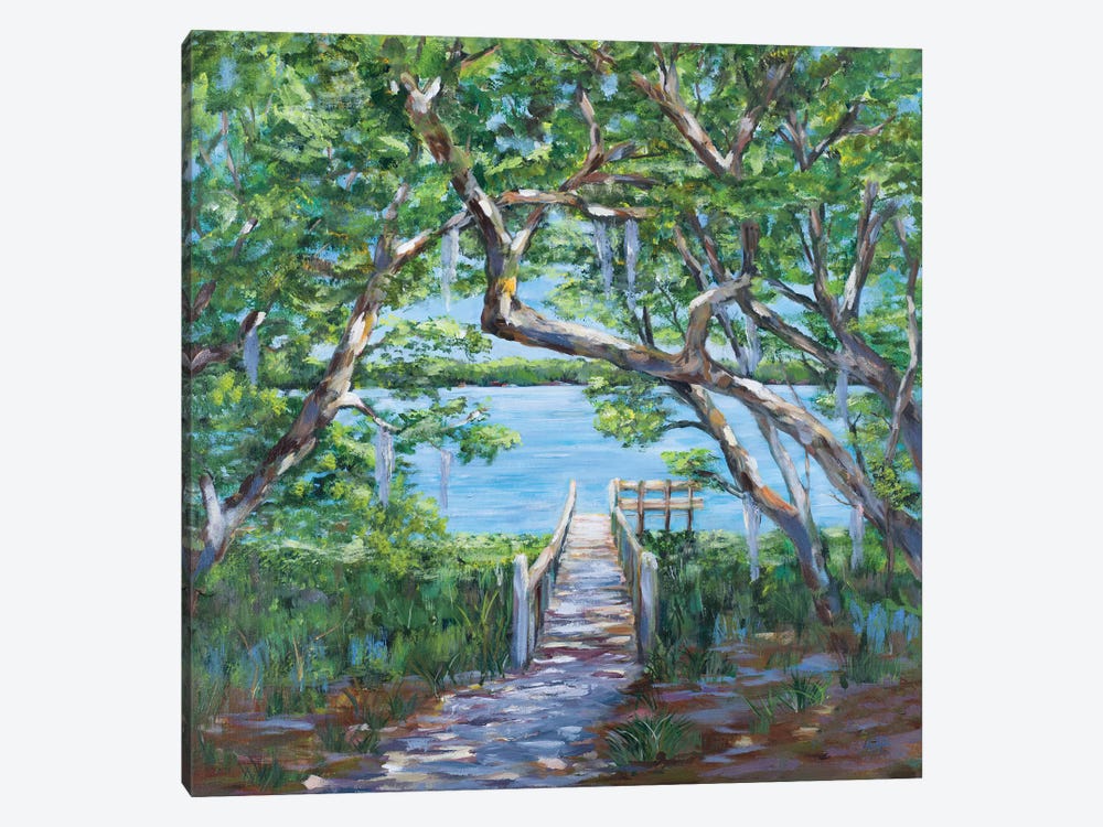 Lake VIew by Julie Derice 1-piece Canvas Wall Art