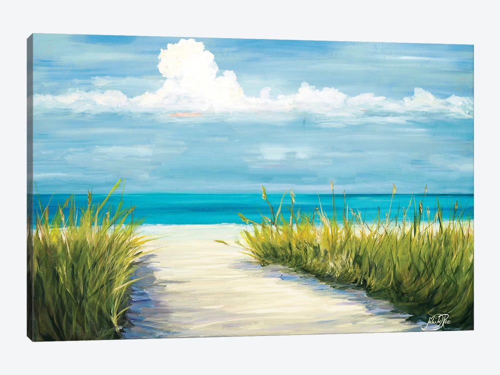 Beach Scene I by Julie Derice 1-piece Canvas Print