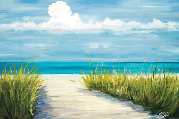 Large Coastal Art - Canvas Prints: Beach Scene I by Julie Derice