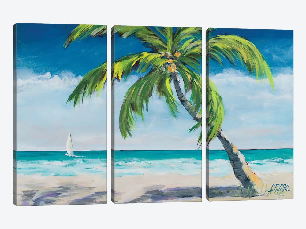 Ocean Breeze I by Julie Derice 3-piece Canvas Art