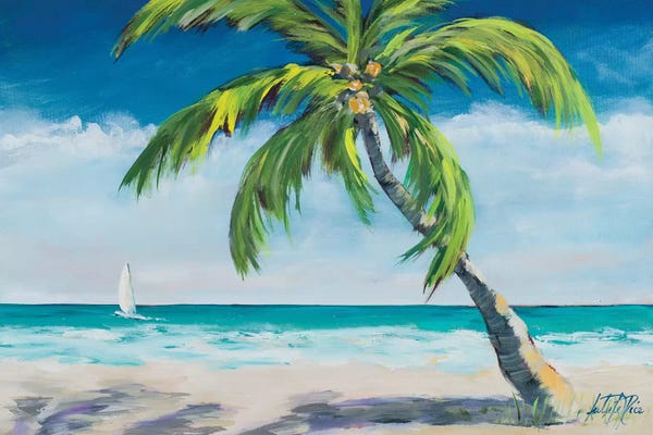 Pine Trees: Ocean Breeze I by Julie Derice