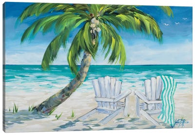Ocean Breeze II Canvas Art Print - Tropical Beach Art