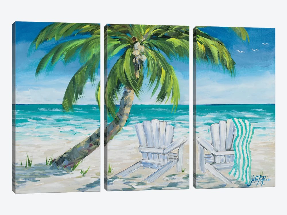 Ocean Breeze II by Julie Derice 3-piece Art Print