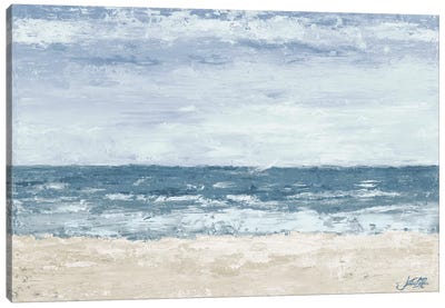 Oceans In The Mind Canvas Art Print - Sandy Beach Art
