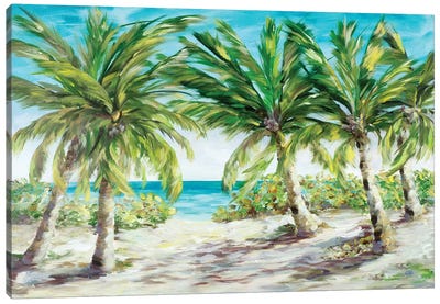 Palm Escape Canvas Art Print - Julie Derice