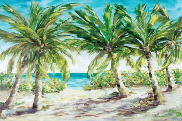 Tropical Beaches: Palm Escape by Julie Derice