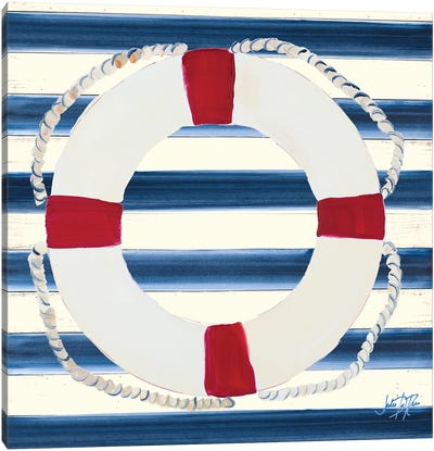 Sailor's Life II Canvas Art Print - Kids Nautical & Ocean Life Art