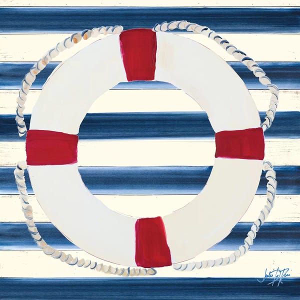 Kids Nautical Art: Sailor's Life II by Julie Derice
