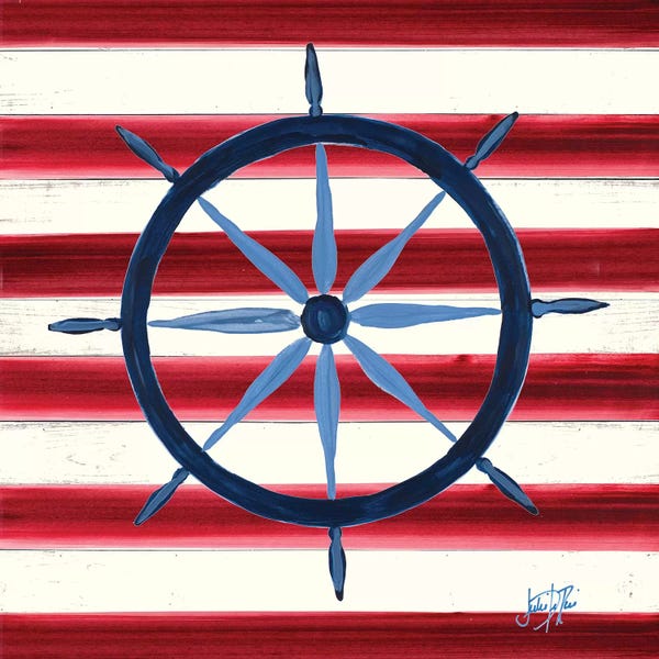 Kids Nautical Art: Sailor's Life III by Julie Derice