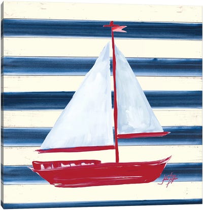 Sailor's Life IV Canvas Art Print - Kids Nautical & Ocean Life Art