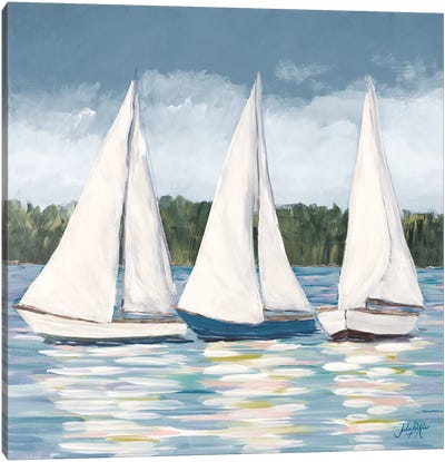 Soft Sail I Canvas Art Print - Sailboat Art