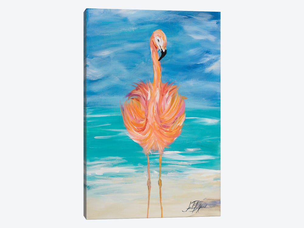 Flamingo I by Julie Derice 1-piece Canvas Art Print