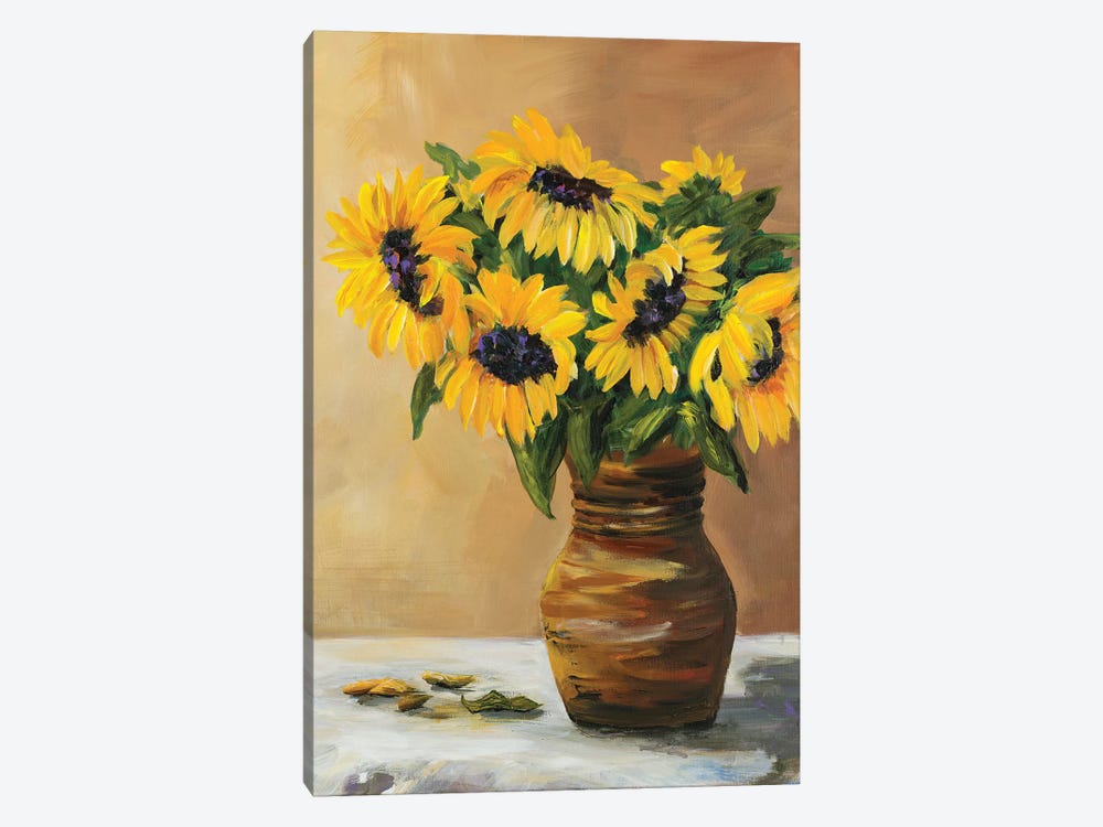 Sunflowers by Julie Derice 1-piece Art Print