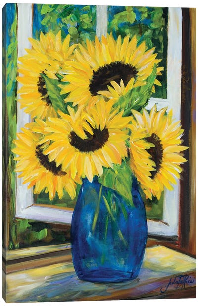 Sunflowers Canvas Art Print - Sunflower Art