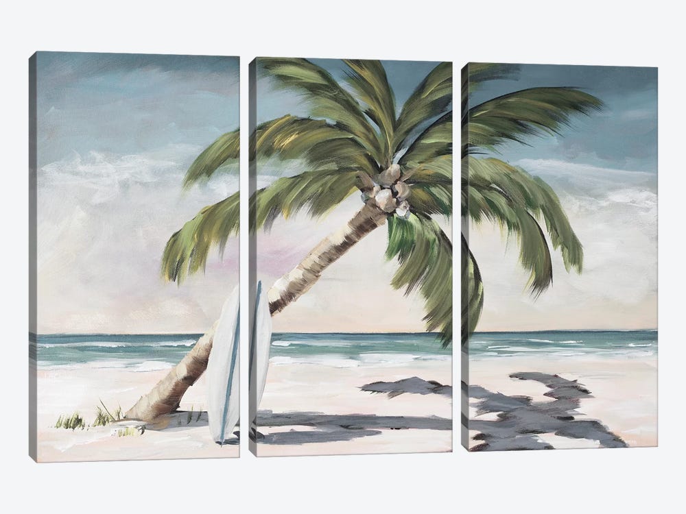 Surfing Paradise by Julie Derice 3-piece Canvas Wall Art