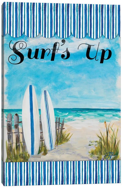Surf's Up Canvas Art Print - Julie Derice