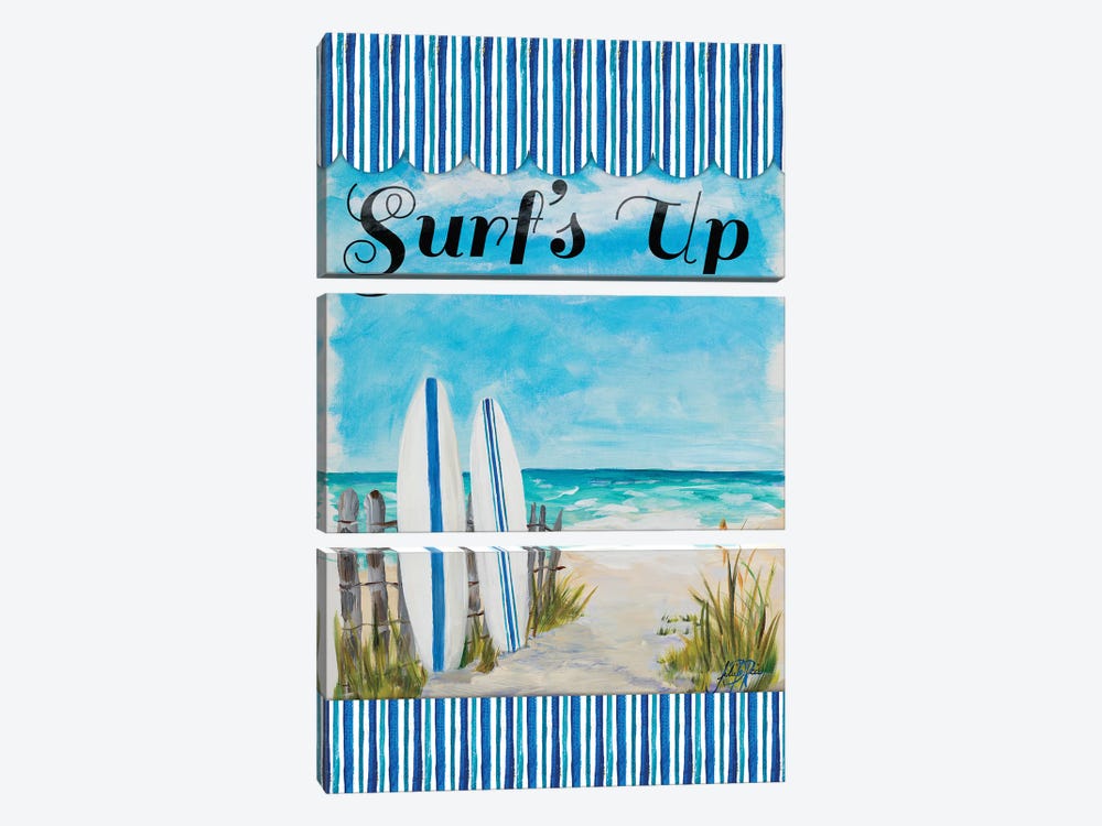 Surf's Up by Julie Derice 3-piece Art Print