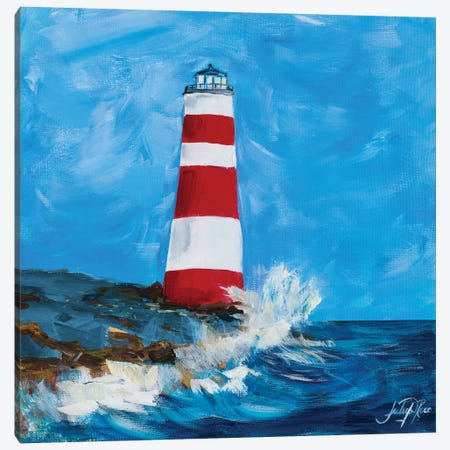 The Lighthouses II Canvas Print #DRC172} by Julie Derice Art Print
