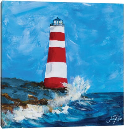 The Lighthouses II Canvas Art Print - Julie Derice