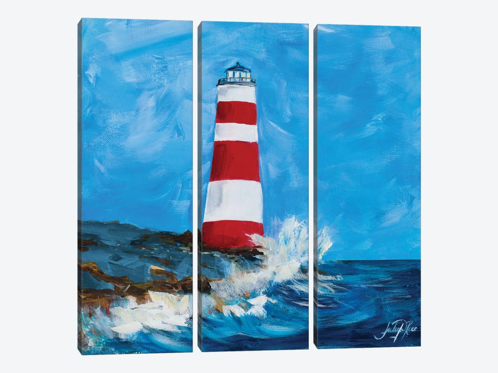 The Lighthouses II by Julie Derice 3-piece Canvas Artwork