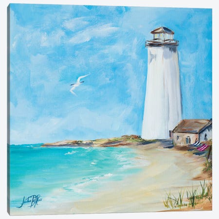 The Lighthouses III Canvas Print #DRC173} by Julie Derice Art Print