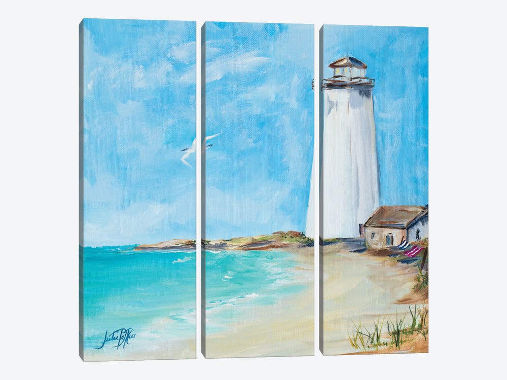 The Lighthouses III by Julie Derice 3-piece Canvas Art Print