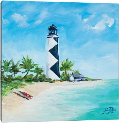 The Lighthouses IV Canvas Art Print - Julie Derice