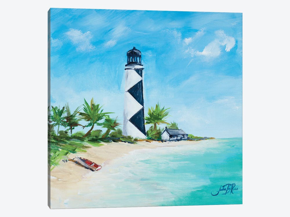 The Lighthouses IV by Julie Derice 1-piece Canvas Artwork