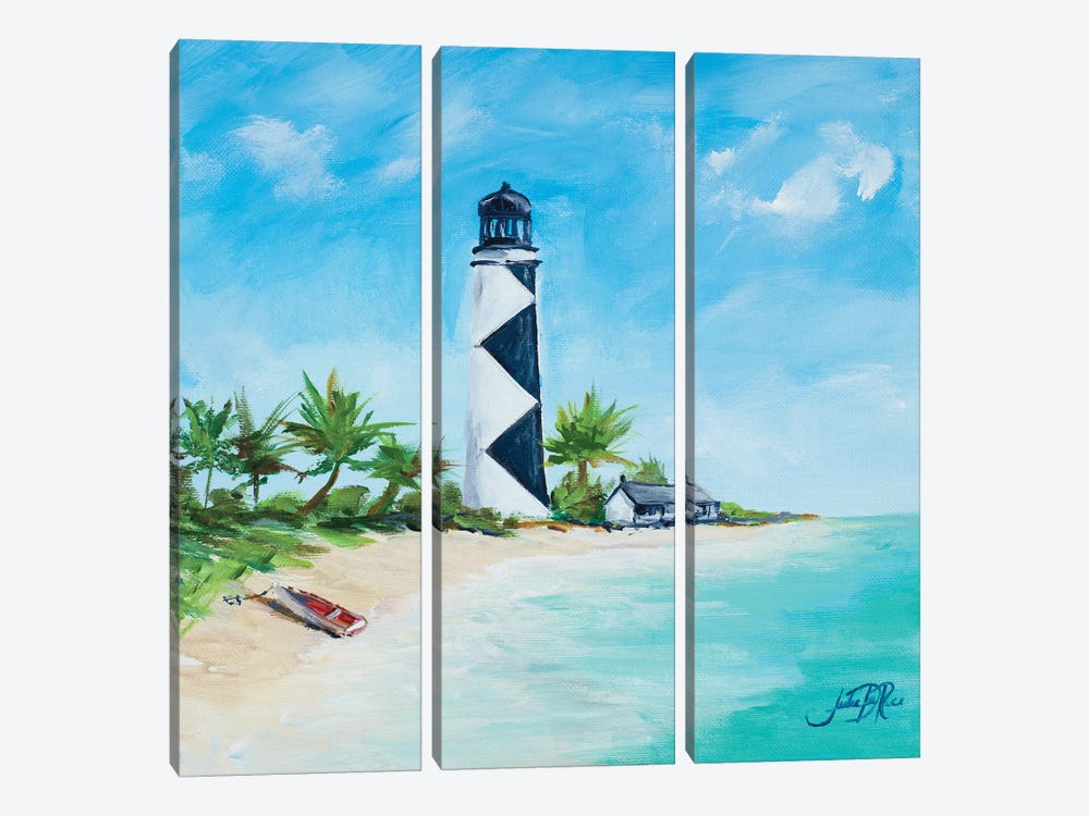 The Lighthouses IV by Julie Derice 3-piece Canvas Wall Art