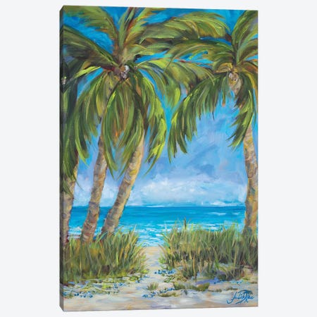 Tropical Paradise Canvas Print #DRC177} by Julie Derice Canvas Wall Art