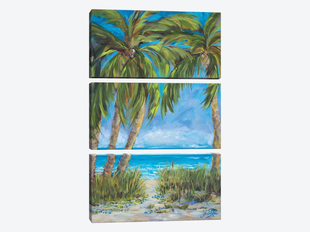 Tropical Paradise by Julie Derice 3-piece Canvas Art Print