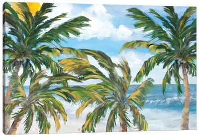 Tropical Trees Paradise Canvas Art Print - Julie Derice