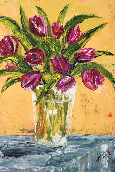 Tulips by Julie Derice multi panel art