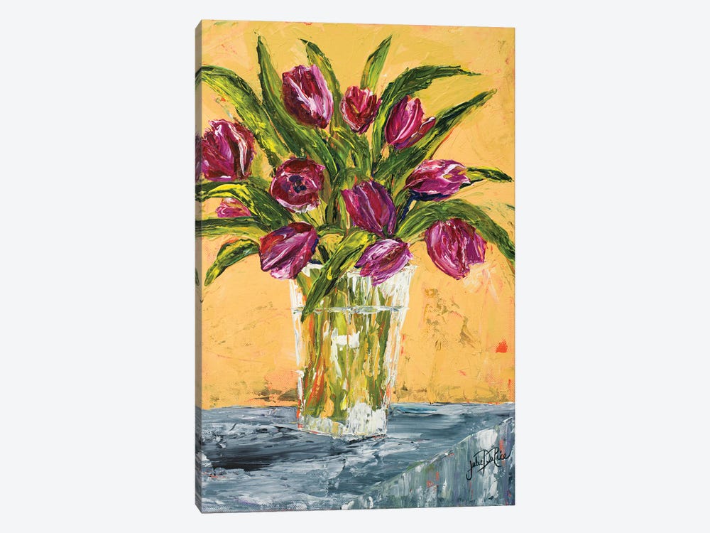 Tulips by Julie Derice 1-piece Canvas Art Print