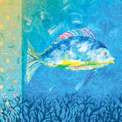 Under The Sea III by Julie Derice canvas print