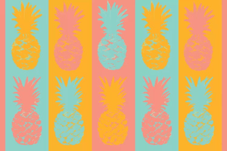 VIbrant Pineapples Fiesta