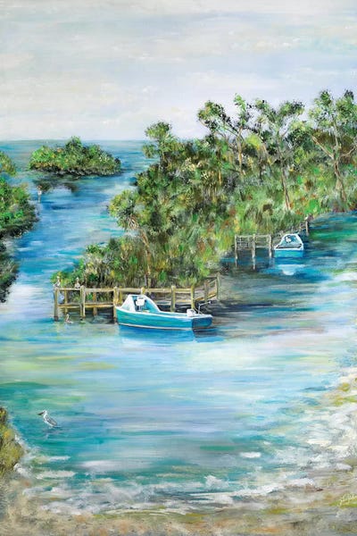 Rowboats: Florida Scene by Julie Derice