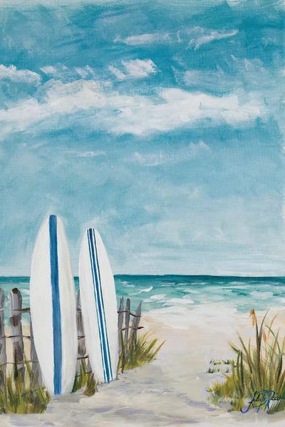 Cloudy Day in Paradise II by Julie Derice canvas print