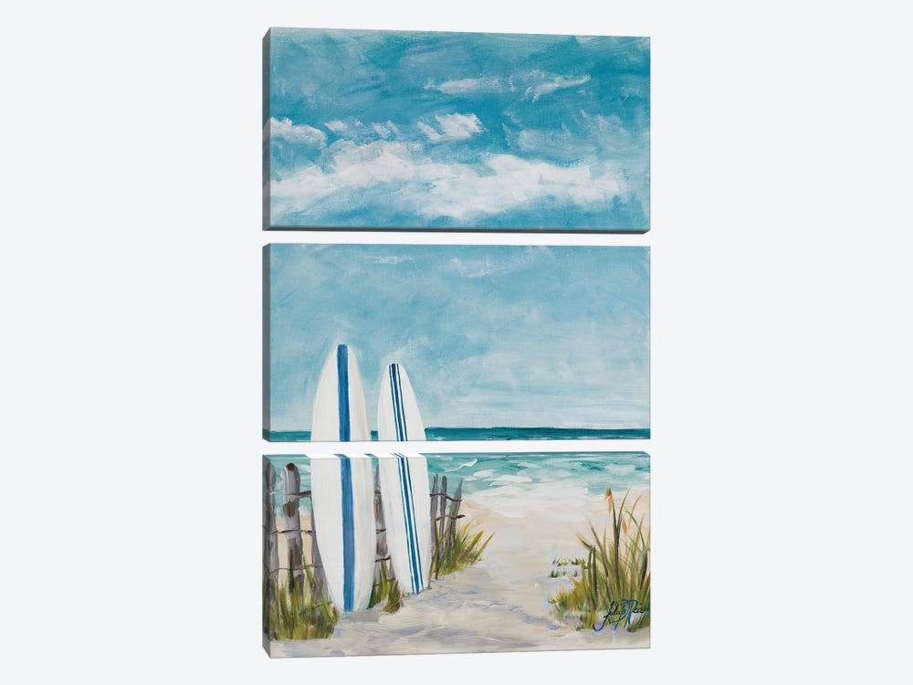 Cloudy Day in Paradise II by Julie Derice 3-piece Canvas Art