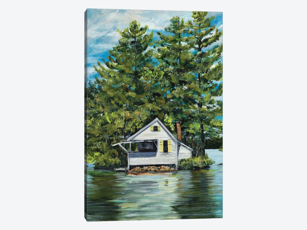 Lake House by Julie Derice 1-piece Art Print