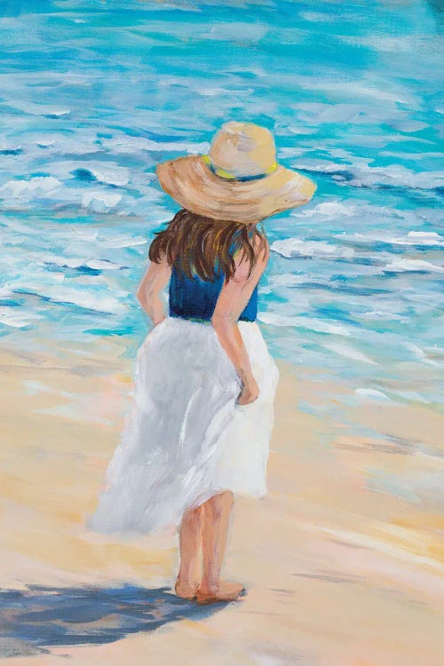 Beach Lady by Julie Derice wall art