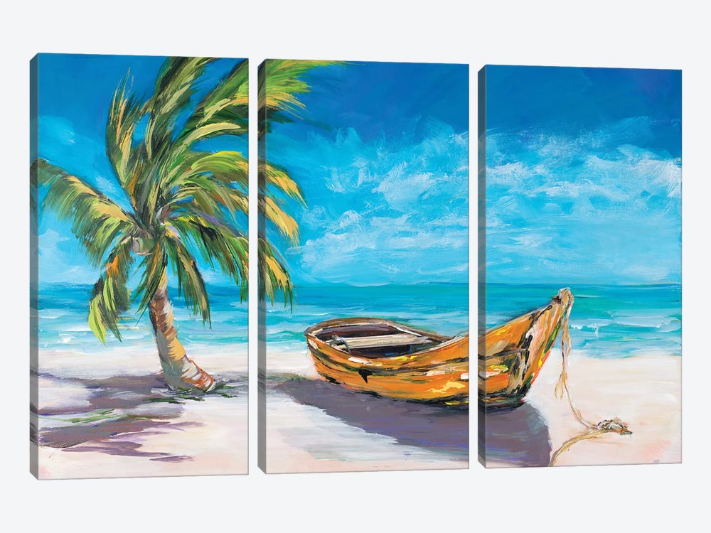 Lost Island II by Julie Derice 3-piece Canvas Art Print