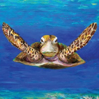 On The Swim by Julie Derice canvas print