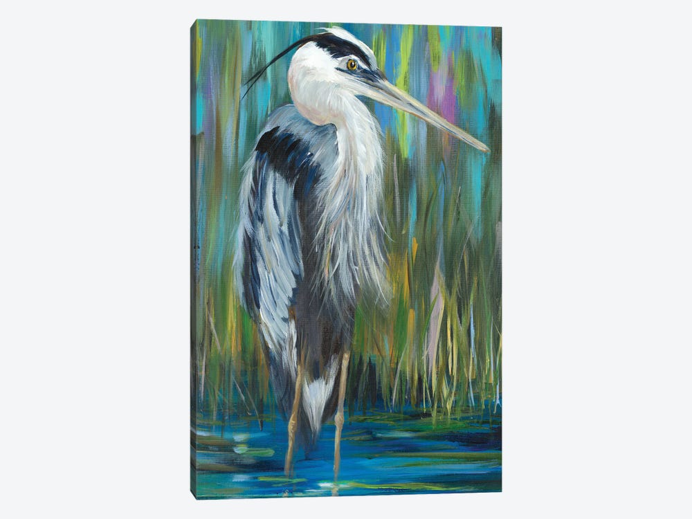 Standing Still Heron I by Julie Derice 1-piece Canvas Art Print