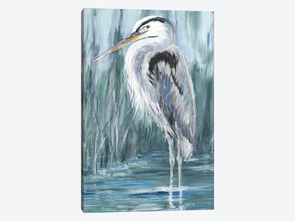 Standing Still Heron II by Julie Derice 1-piece Canvas Artwork