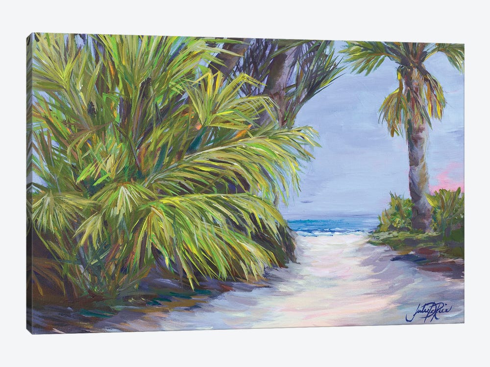 Beach Pathway by Julie Derice 1-piece Canvas Art Print