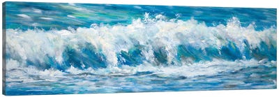 Big Ocean Waves Canvas Art Print - Wave Art