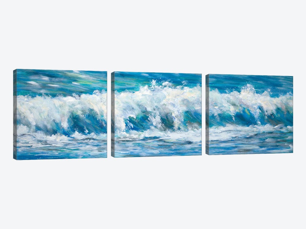 Big Ocean Waves by Julie Derice 3-piece Canvas Art