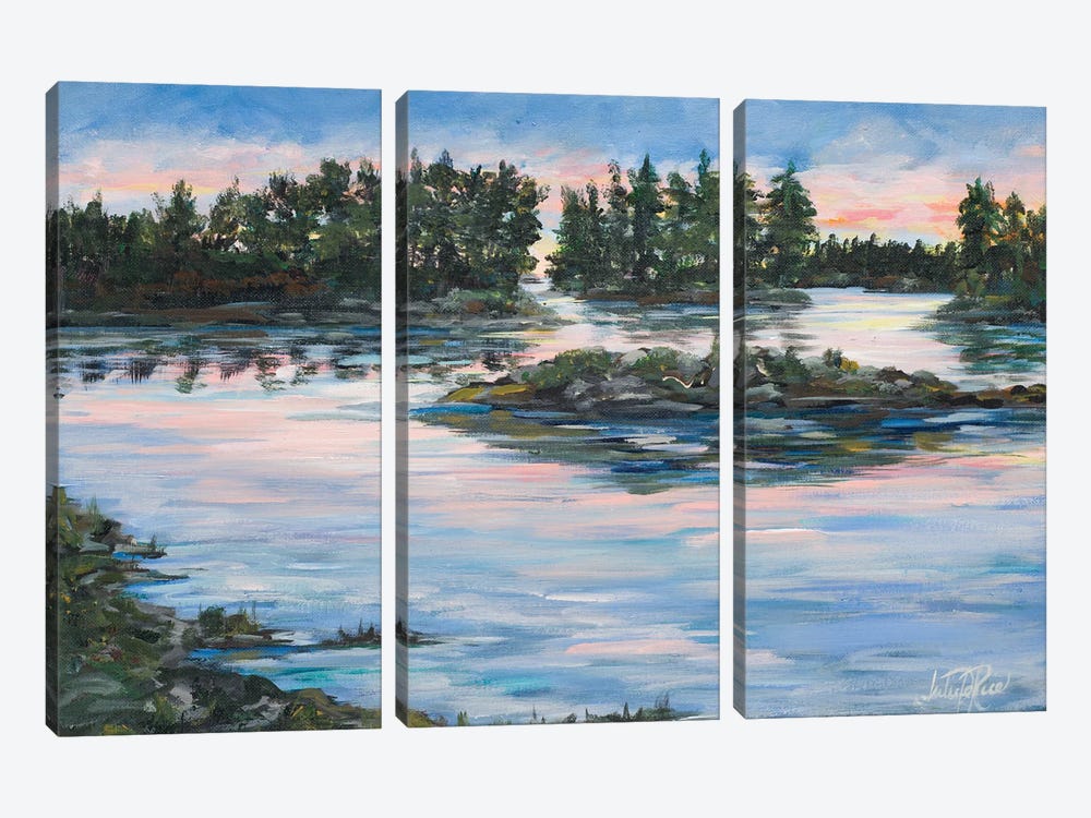 Cypress Lake by Julie Derice 3-piece Canvas Art